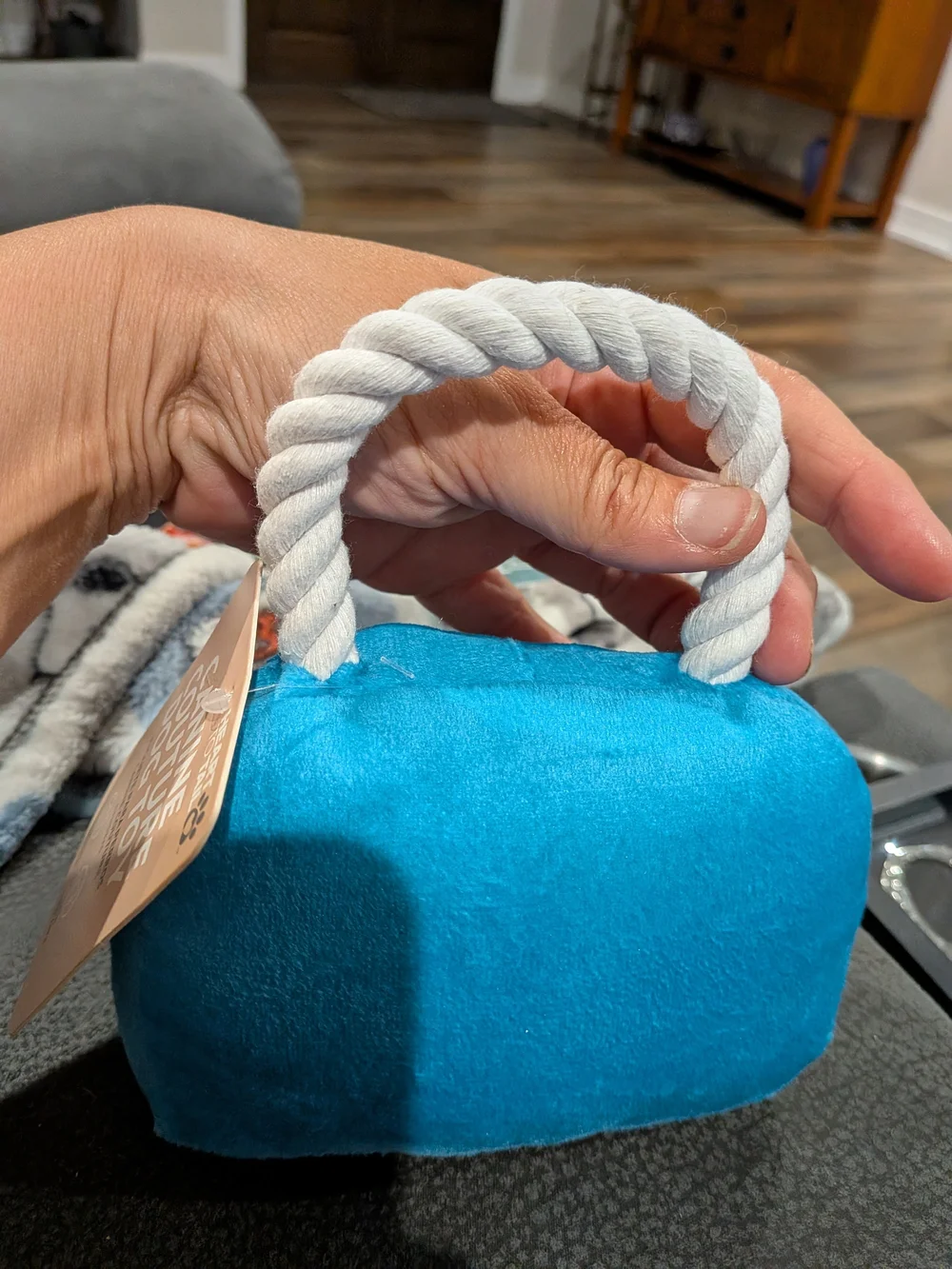 CALLIE DESIGNER SQUEK blue Purse‎ Toy UNIPAW